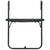Hanging Balcony Table Black 60x64x83.5 cm Plastic Rattan Look