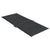 Garden Highback Chair Cushions 4 pcs Black 120x50x3 cm Fabric