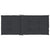 Garden Highback Chair Cushions 4 pcs Black 120x50x3 cm Fabric