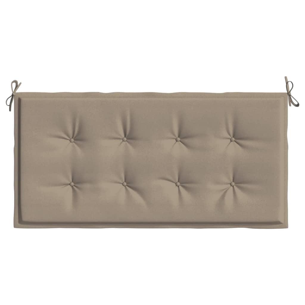 Garden Bench Cushion Taupe 100x50x3 cm Oxford Fabric