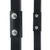 Firewood Rack Black 40x25x200 cm Steel