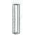Firewood Rack Black 40x25x200 cm Steel
