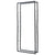 Firewood Rack Black 80x25x200 cm Steel