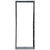Firewood Rack Black 80x25x200 cm Steel