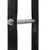 Firewood Rack Black 80x25x200 cm Steel