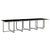 17 Piece Outdoor Dining Set with Cushions Poly Rattan Grey