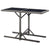 Garden Table Anthracite 110x53x72 cm Glass and Poly Rattan