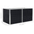 Raised Garden Bed 160x80x45 cm Galvanised Steel Anthracite