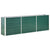 Garden Raised Bed Galvanised Steel 240x40x77 cm Green