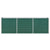 Garden Raised Bed Galvanised Steel 240x40x77 cm Green