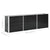 Garden Raised Bed Galvanised Steel 240x40x77 cm Anthracite
