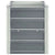 Garden Raised Bed Galvanised Steel 240x40x45 cm Grey