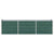 Garden Raised Bed Galvanised Steel 240x40x45 cm Green