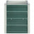 Garden Raised Bed Galvanised Steel 240x40x45 cm Green