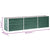 Garden Raised Bed Galvanised Steel 240x40x45 cm Green