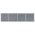 Raised Garden Bed 320x40x77 cm Galvanised Steel Grey