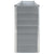 Raised Garden Bed 320x40x77 cm Galvanised Steel Grey