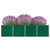 Raised Garden Bed 320x40x77 cm Galvanised Steel Green