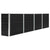 Raised Garden Bed 320x40x77 cm Galvanised Steel Anthracite