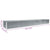 Garden Raised Bed Galvanised Steel 480x80x45 cm Grey