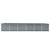 Garden Raised Bed Galvanised Steel 480x80x77 cm Grey