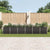Garden Raised Bed Galvanised Steel 480x80x77 cm Anthracite