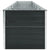 Garden Raised Bed Galvanised Steel 480x80x77 cm Anthracite