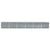 Garden Raised Bed Galvanised Steel 600x80x77 cm Grey