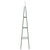 Garden Climbing Plant Racks 2 pcs Dark Green 35x35x195 cm Iron