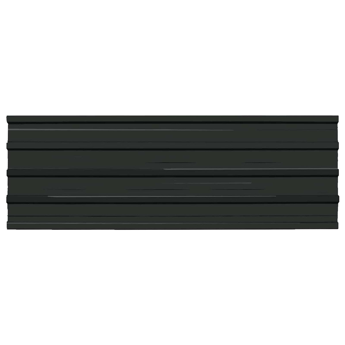 Roof Panel 12 pcs Anthracite 129 x 45 cm Galvanised steel