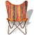 Butterfly Chairs 4 pcs Multicolour Chindi Fabric