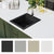 Overmount Kitchen Sink Single Basin Granite Black