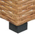 Corner Sofa with Cushions Natural Rattan
