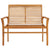 Garden Bench 112 cm Solid Teak Wood