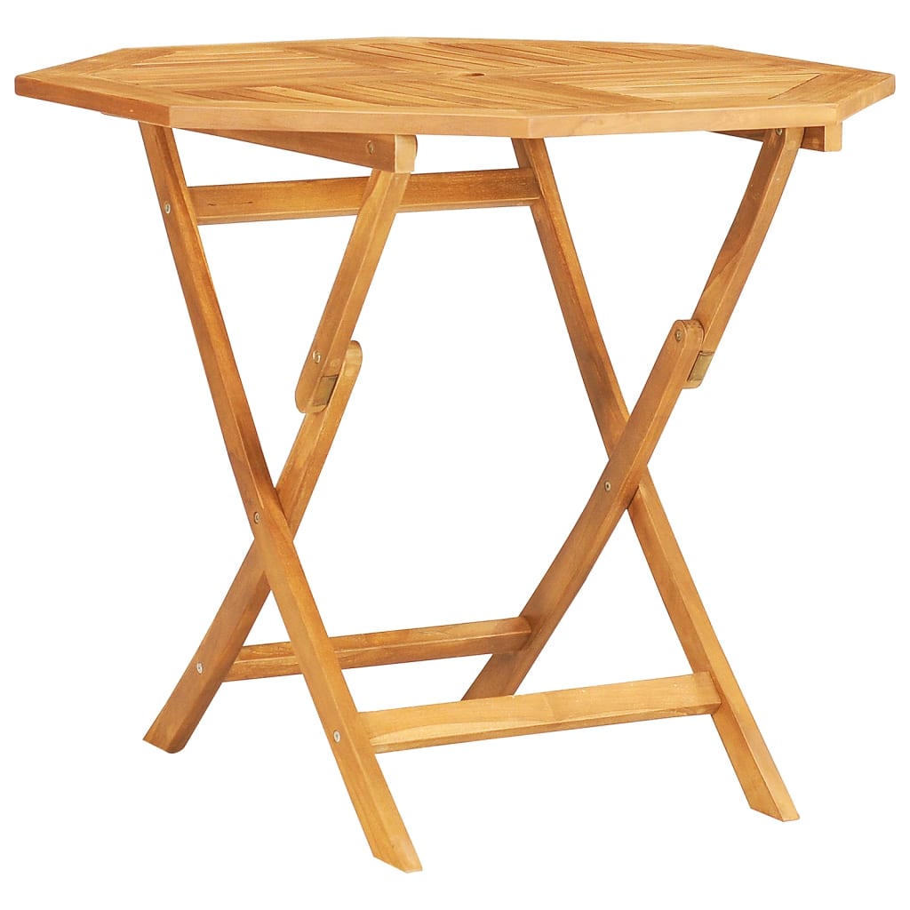 Folding Garden Table 85x85x76 cm Solid Teak Wood