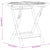 Folding Garden Table 85x85x76 cm Solid Teak Wood
