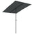 Garden Parasol with Aluminium Pole 2x1.5 m Anthracite