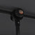 Garden Parasol with Aluminium Pole 2x1.5 m Black