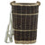 Firewood Backpack with Carrying Belts 44.5x37x50 cm Natural Willow