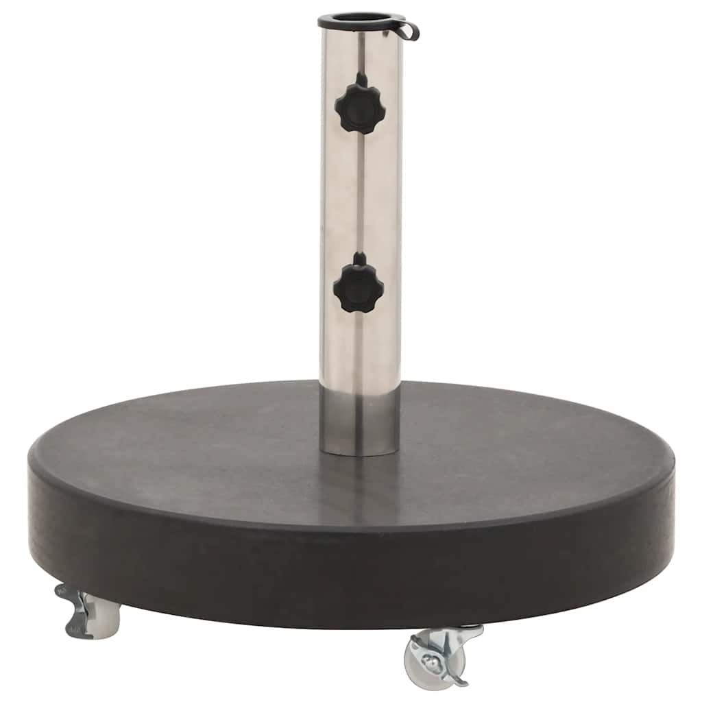 Parasol Base Granite 30 kg Round Black