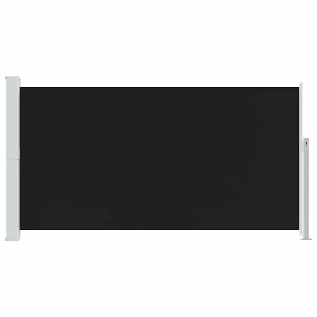 Patio Retractable Side Awning 170x300 cm Black