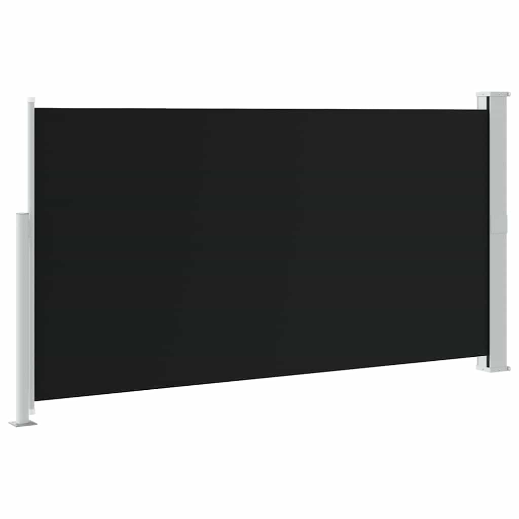 Patio Retractable Side Awning 170x300 cm Black
