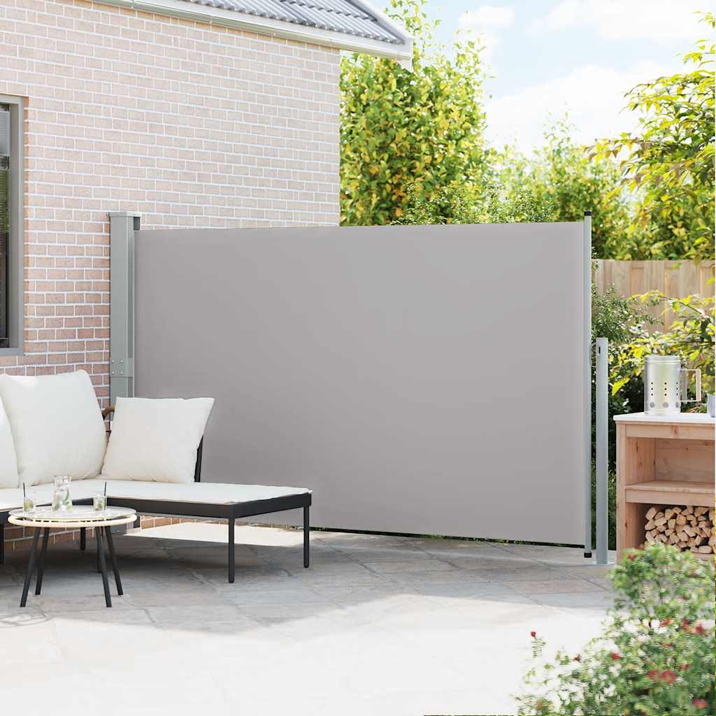 Patio Retractable Side Awning 170x300 cm Grey