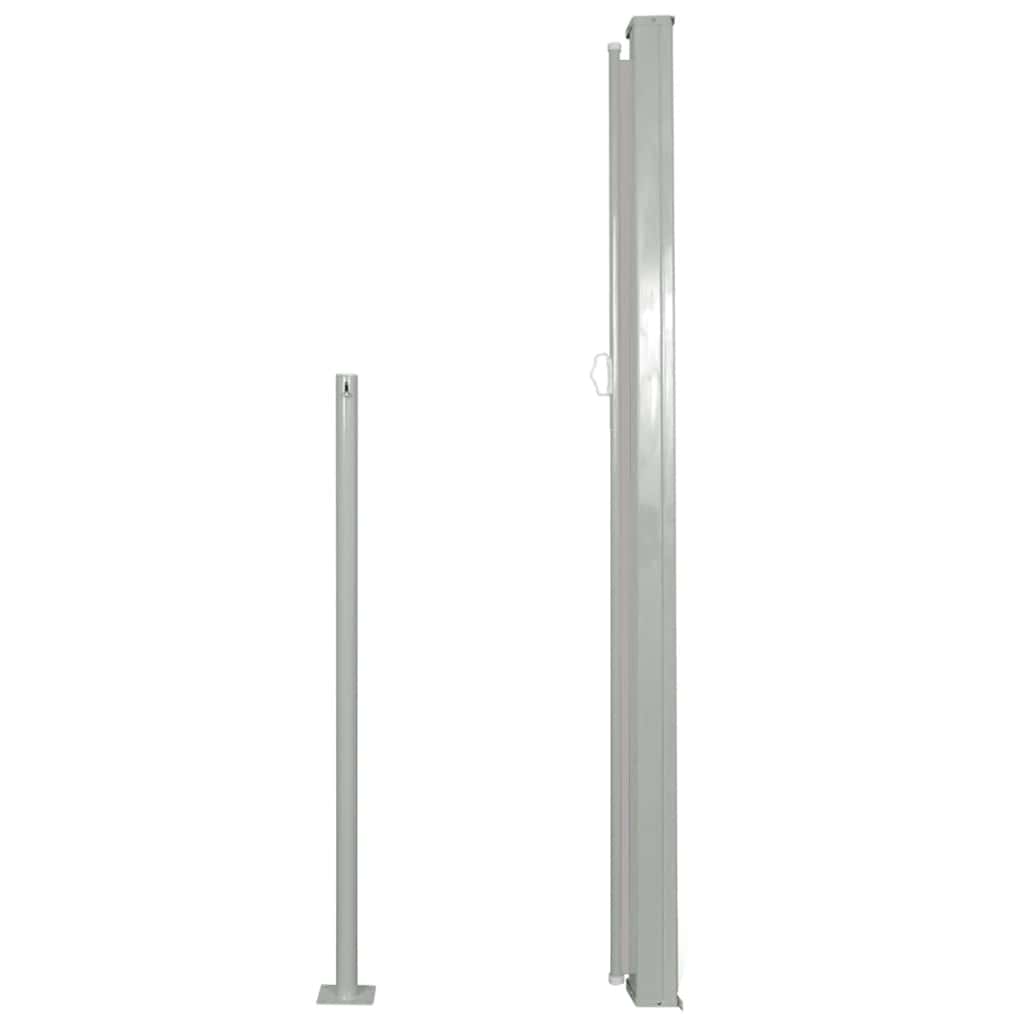Patio Retractable Side Awning 100x500 cm Grey