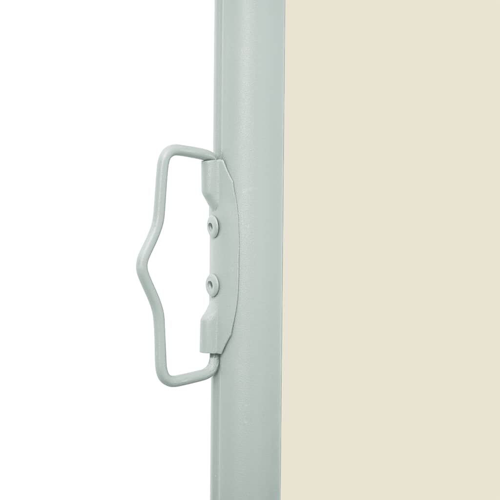 Patio Retractable Side Awning 120x500 cm Cream