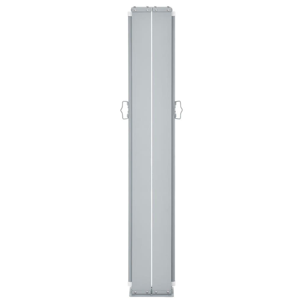 Retractable Side Awning Black 140x600 cm