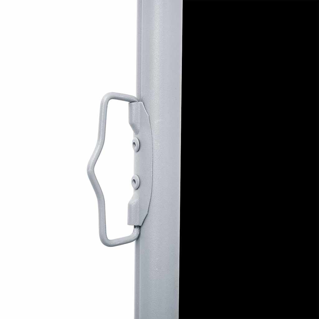 Retractable Side Awning Black 140x600 cm