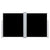 Patio Retractable Double Side Awning 170x600 cm Black