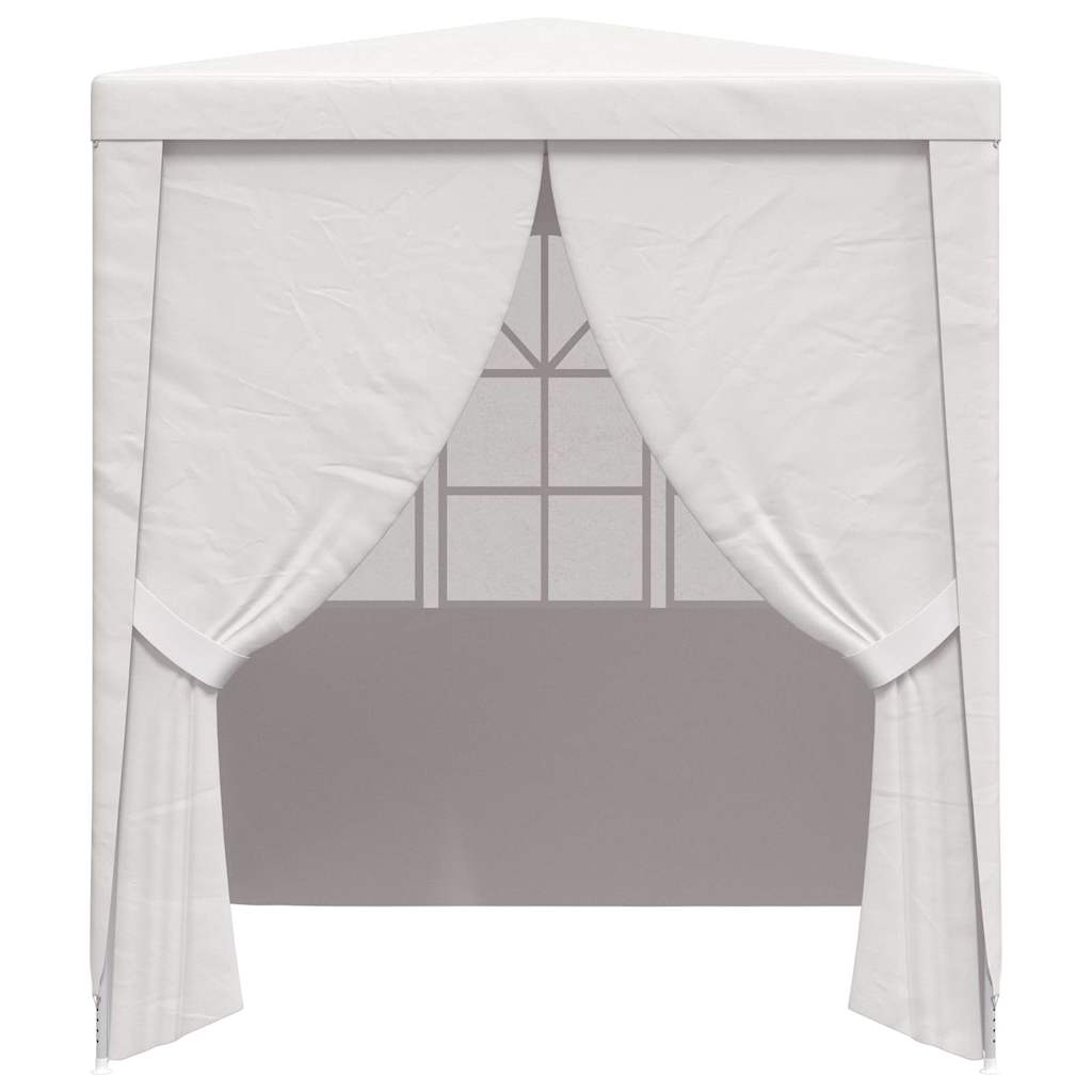 Professional Party Tent with Side Walls 2.5x2.5 m White 90 g/m²