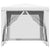 Party Tent with 4 Mesh Sidewalls 2.5x2.5 m White